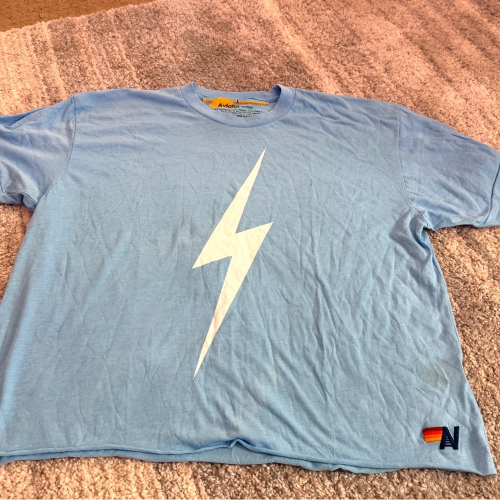 Aviator Nation Light Blue Tee
